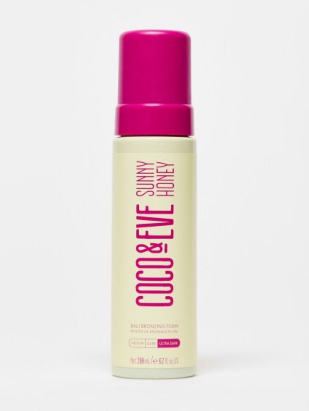Coco & Eve Sunny Honey Bali Bronzing Foam – Ultra Dark – 6.76 oz